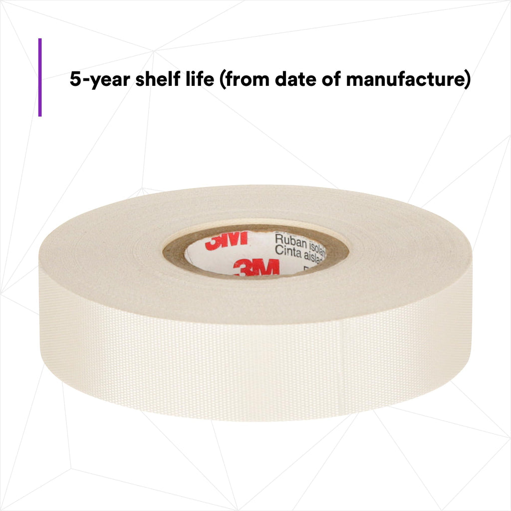 3M Glass Cloth Electrical Tape 27, 3/4 in x 66 ft, 1 Roll