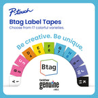 Brother P-Touch N25BTV Personal Connected Label Maker, Bundle PTN25BTV3 Bluetooth + 3 Tapes