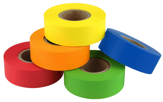 ChromaLabel Color Code Labeling Tape Variety Pack, 5 Assorted Colors, 500 inch Rolls, 0.75 inch