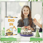 Construction Theme Birthday Party Supplies, Excavator Birthday Decorations