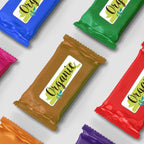ChromaLabel 1x3 inch permanent color-code rectangle food labels with organic stickers for food organization and identification.