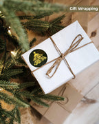 2 Inch Silver Fine Glitter Thermal Labels+Gold Transparent Thermal Stickers