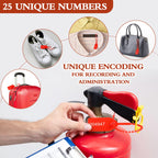 Chunful 151 Pieces Fire Extinguisher Inspection Tags Set