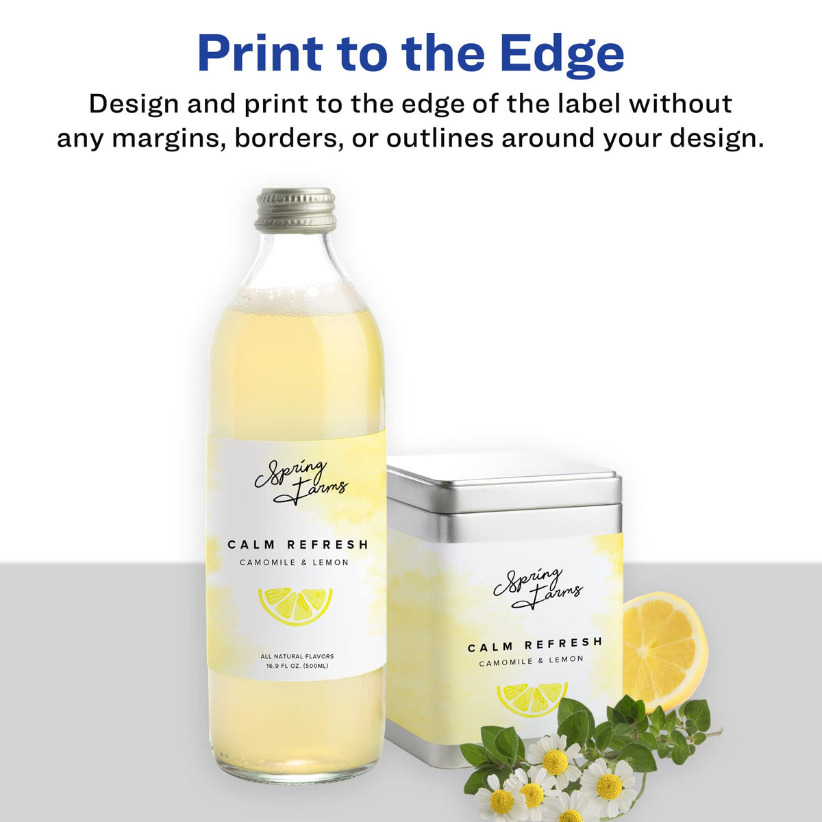 Avery Printable Durable White Rectangle Labels, Sure Feed Technology, 3" x 5", Print-to-the-Edge, Waterproof Labels, Laser & Pigment-Based Inkjet Compatible, 30 Total 30 labels