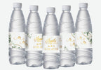 50 Pcs Happily Ever After Water Bottle Labels, Engagement/Wedding/Bridal Shower/Anniversary Party Decoration Supplies Photo Booth Props, Mr & Mrs Sign Water Bottle Stickers