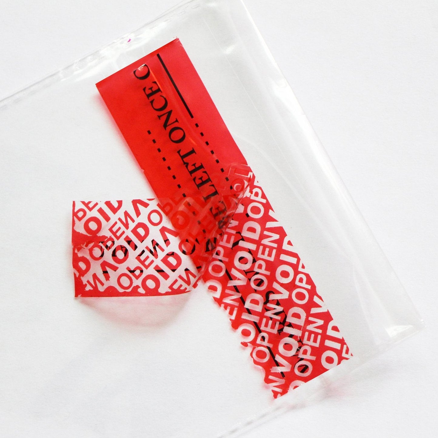 Solitary Walker 2 Rolls Tamper Proof Security Seal Tapes Complete Transfer 1 Inch x 55 Yards Resistant Ultra-Thick Safety Stickers Labels Seals Prevent Opened Void Tape Red 1 inch x 2 volumes