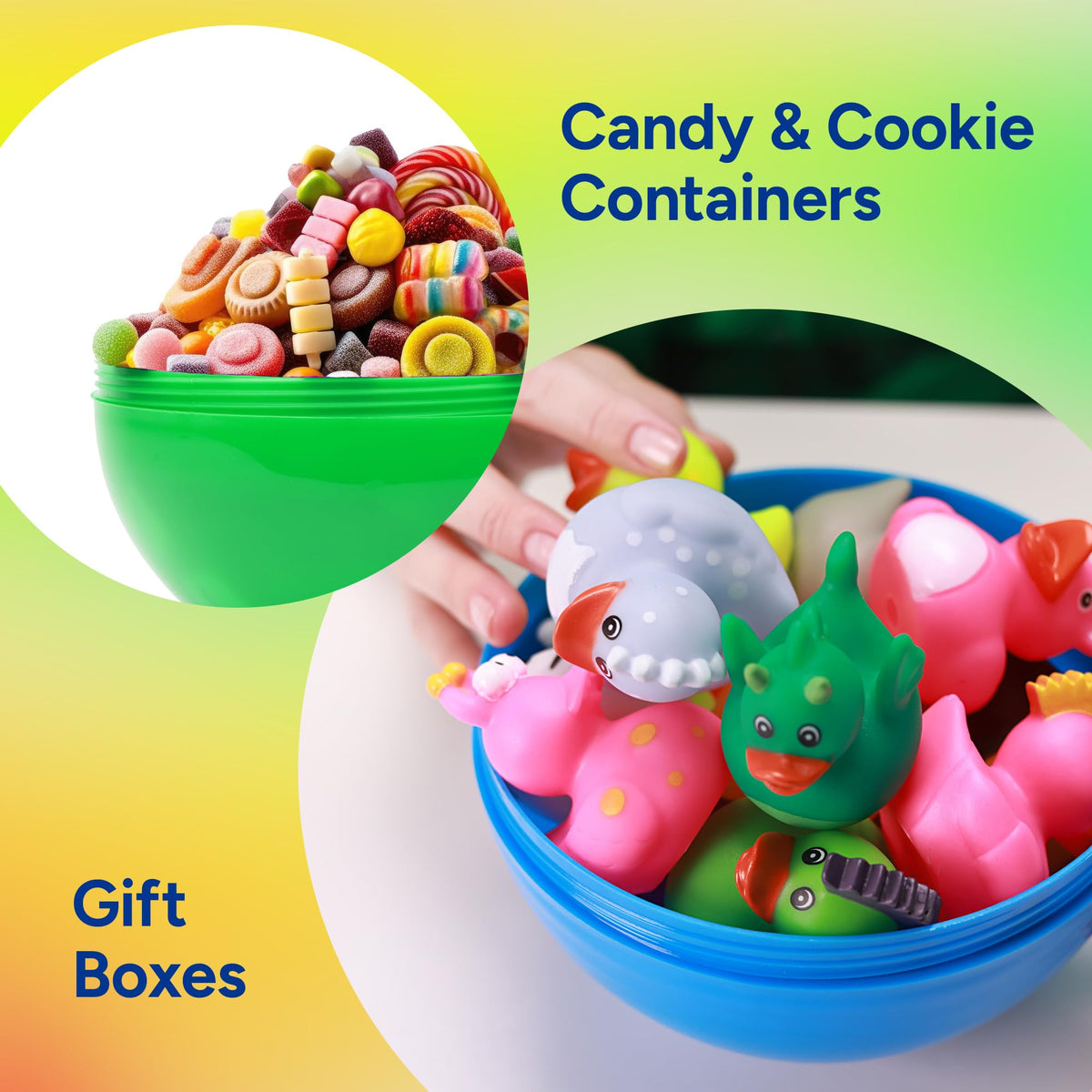 Big Claw Machine Capsules Translucent Red Plastic Sphere Large Party Favor Containers Round 5 pcs 6.3 inch Jumbo Plastic Christmas Ornaments Extra Large Gift Box Craft Party Supplies Vending Capsules