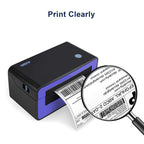 POLONO 4x6 Thermal Labels Fanfold, 500 Shipping Labels for Label Printer