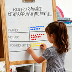 PARLAIM 1/2 inch round color-coding stickers, 4 rolls with 2000 small adhesive dots in red, yellow, blue, and green.
