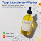 Avery Outdoor Waterproof Square Labels with Sure Feed Technology, 4" x 4", White Film, Compatible with Laser Printers, 200 Labels Total, Great for Product Branding, Packaging, and More
