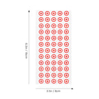 120 Pcs Labels Safety Warning Adhesive Electrode Tape Polarity Safety Stickers Cute Car Accessories Phone Battery Car Decals Battery Label Stickers PVC Car Stickers Electric Box
