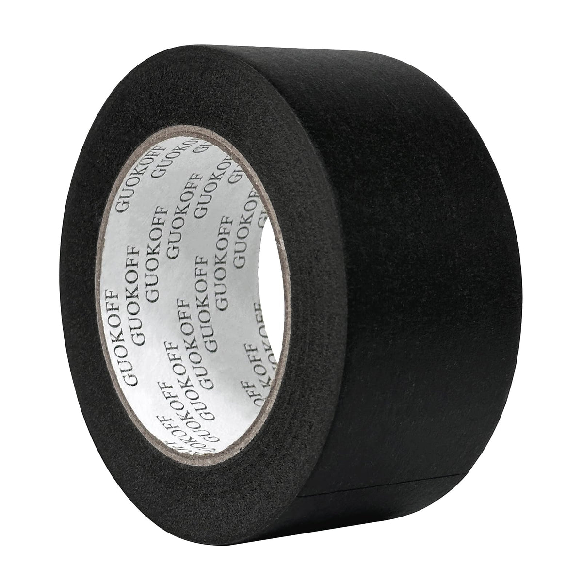 Black Masking Tape, 2 Inch x 55 Yards x 1 Rolls, Black Painters Tape, General Purpose Painting Adhesive Tape for Arts DIY Crafts Labeling