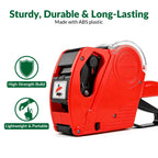 NATURALABEL 1-Line 8-Digit Price Gun Kit (Model NT5500, Red)