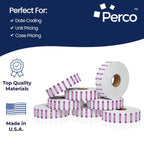 Purple Reverse Print on White Bakery Labels for Monarch 1131-20,000 Labels w/ 8 Rolls Value Pack, 1 Sleeve - Made in USA