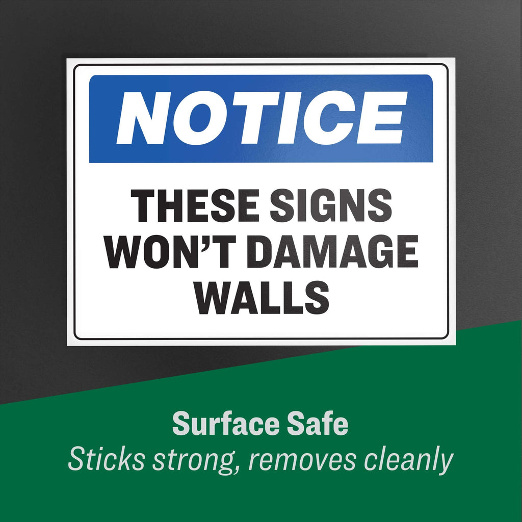 Avery Printable Warning Signs, 5" x 7", Water/Chemical Resistant, 30 Removable Labels (61511) 5" x 7" White