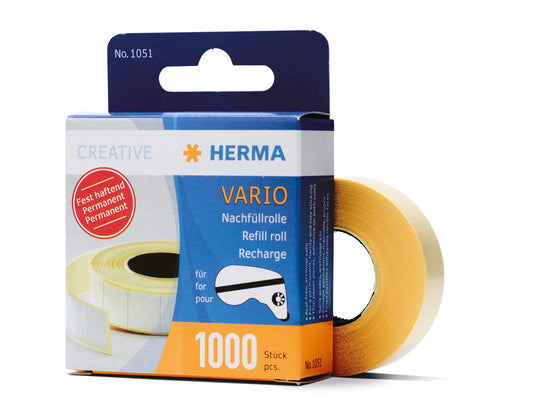 Herma Vario Refill Pack Permanent 1000 Paper Stickers (1051) 1
