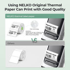 Thermal Labels for Nelko PM220 Label Maker, 2'' x 1.18'' (50x30mm) Thermal Sticker Label, Waterproof, Multi-Purpose Label Tape, 3 Roll of 230 Self-Adhesive Thermal Paper (White) 690