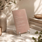 2-Pack Clear Acrylic small plate stands for display 2.36 Inch