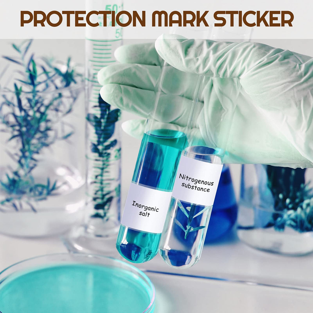 Zonon 750 Pcs Clear Label Protector Sticker, 3.15x1.18 Inch, Rectangle 3.15 x 1.18 Inch (Pack of 2) 1500
