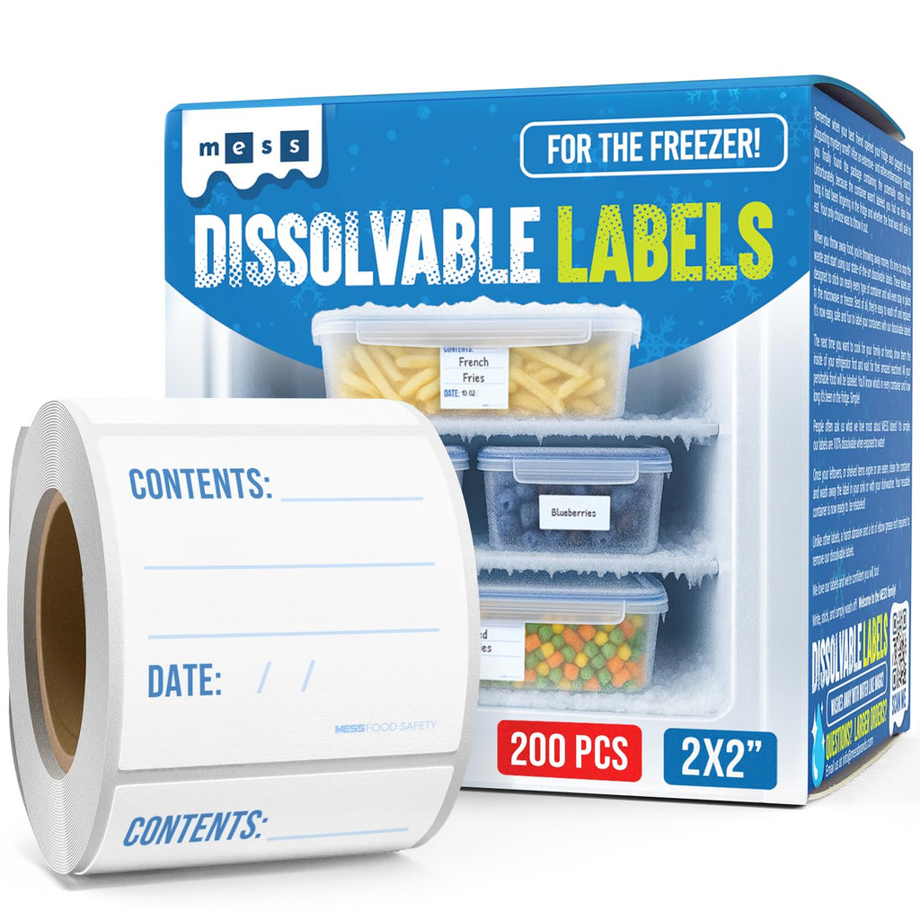 Kitchen Prep Bundle - Fill-In 1x2 200/Roll - 2x2 200/Roll - Freezer Labels