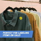 Clearance Stickers, 2 inch, Round, Yellow, 600 Labels