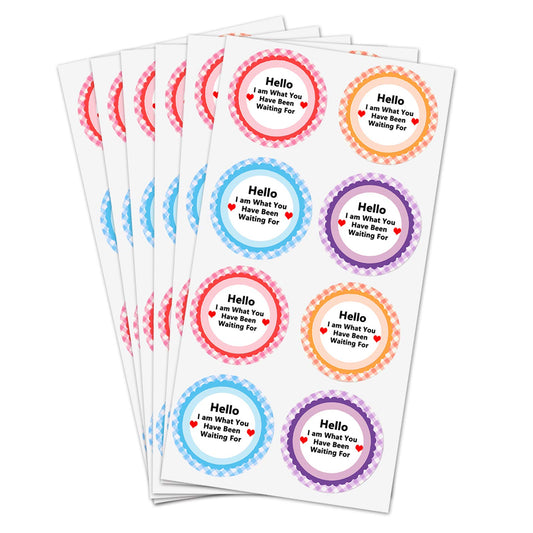 2 Inch Business Thank You Stickers,I'm What You've Been Waiting for Stickers for Package(504 Pcs)