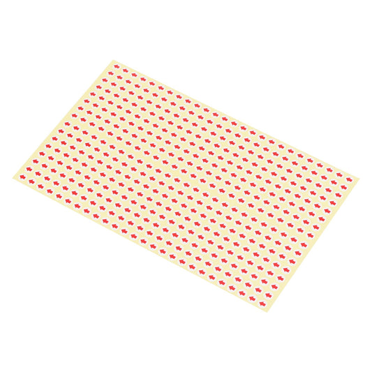 PATIKIL Small Arrow Stickers 0.2" Dia, 45 Sheet Self Adhesive Round Product Inspection Defects Indicator Industrial Work, Red