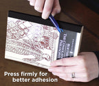 Black BookGuard 1.5-inch wide vinyl-coated cotton bookbinding tape on a roll for book repair and binding projects.