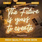 Horseneon The Future Is Yours To Create Neon Sign White Classroom Decor