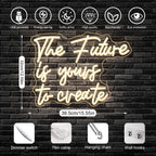 Horseneon The Future Is Yours To Create Neon Sign White Classroom Decor