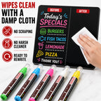 Chef Master Waterproof Markers, 5 Vibrant Colors, No Smudge, Rainproof