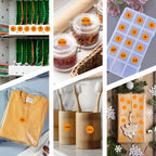 0.75 inch Colored Dot Stickers 4 Rolls 4000pcs Blue Round Marking Label Orange 10 Rolls-10000PCS