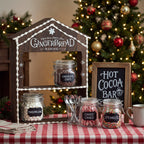 Christmas Gingerbread House Hot Cocoa Bar Wooden Storage Box