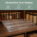 PartyKindom Food Display Riser Layer Plastic for Supermarket Cold