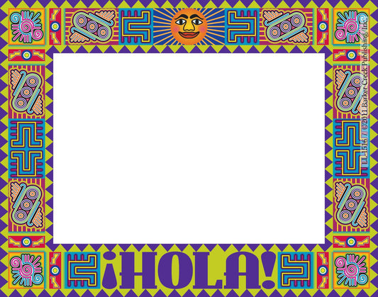 Barker Creek Name Badges & Self-Adhesive Labels, Spanish, Multi-Purpose Name Tags, Gift Tags, Labels, and More! 3.5" x 2.75", 45 per Pkg, Home, School and Office Supplies (1516)