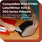 Replacement for DYMO 30332 (12 Rolls, 9000 Labels) - 1" X 1" Direct Thermal 1" X 1" - 30332