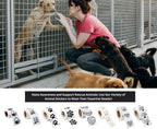 250 Black Paw Print Heart-Shaped Stickers for Animal Causes - Stickers for Pet Lovers, Pet Businesses, Animal Clinics, Labels, Scrapbooks and More! Black Paw Print Heart-shaped Sticker 1 Roll – 250 Stickers
