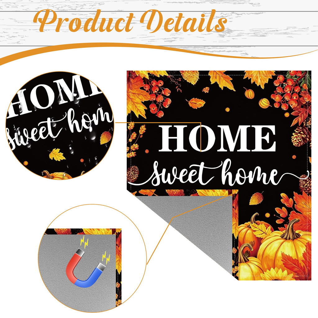 Fall Dishwasher Magnet Cover Pumpkin