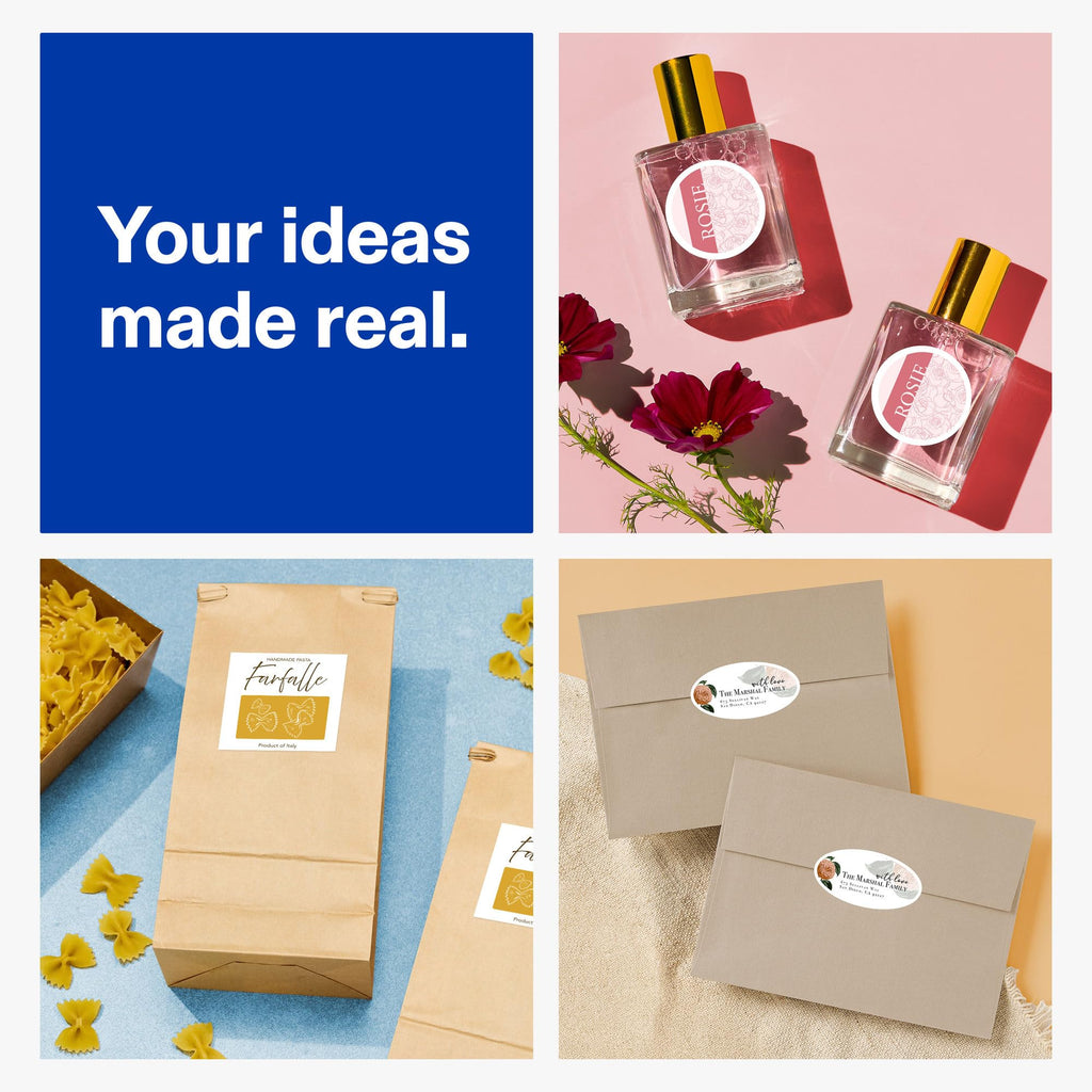 Avery® Matte White Square Labels, 2" x 2", 300 Total 300 labels