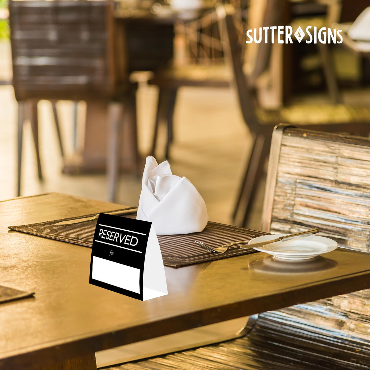 Reserved For Table Signs 20 Pack Reserved For