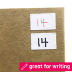 Small matte white all-purpose labels from TownStix, 0.5" x 0.3", packed in a set of 2000 stickers.