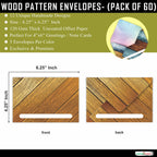 PARTH iMPEX Christmas Envelopes & Gold Foil Seal Stickers