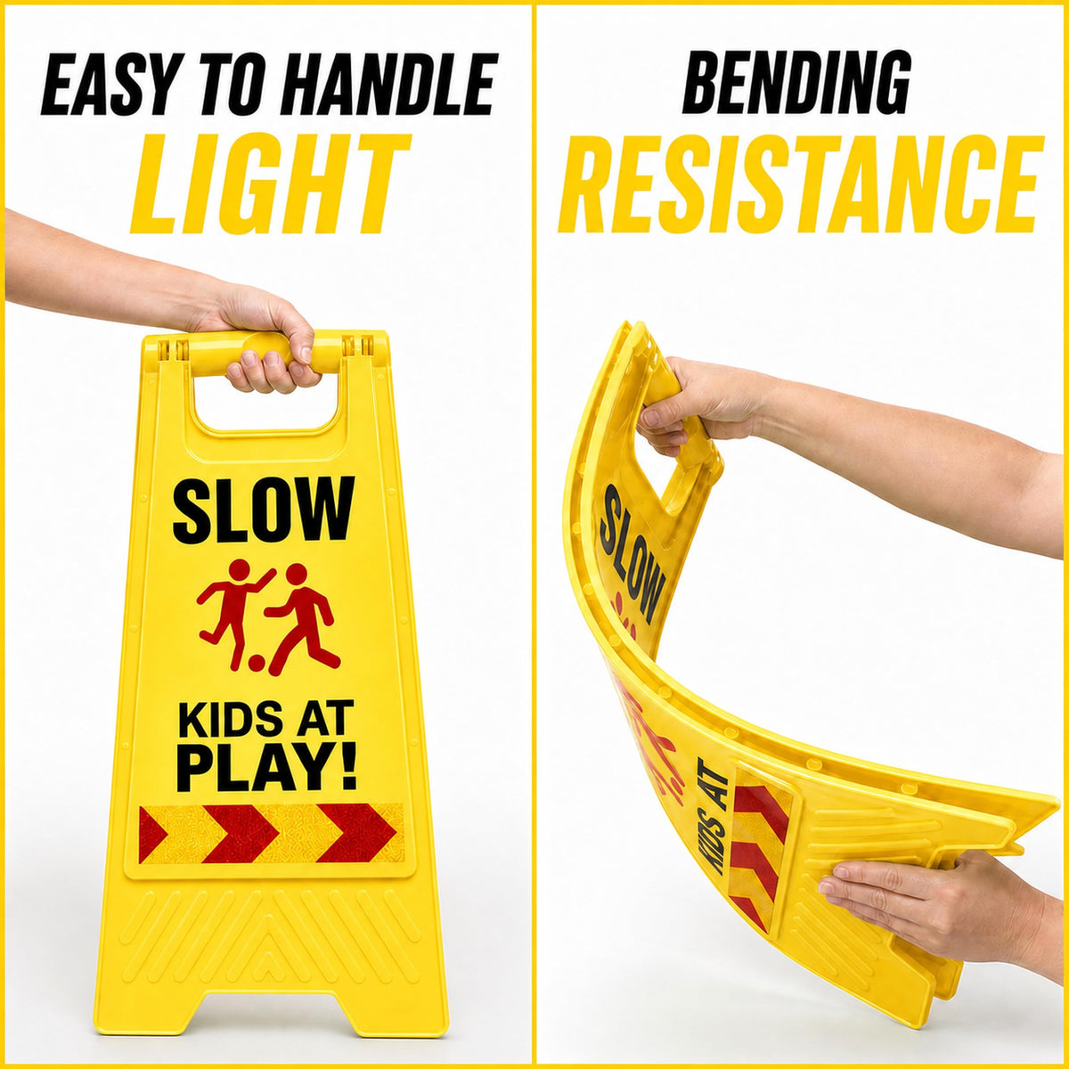 Slow Down Kids at Play Sign 24 Inch Kids at Play Safety Signs Yellow