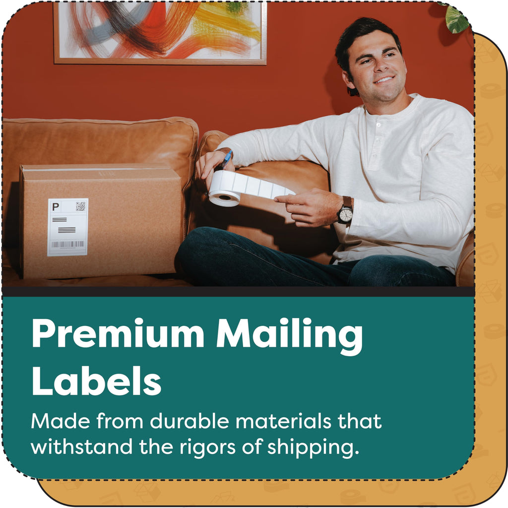 4" X 3" Direct Thermal Labels (500 Count, 1 Roll) 4" X 3"