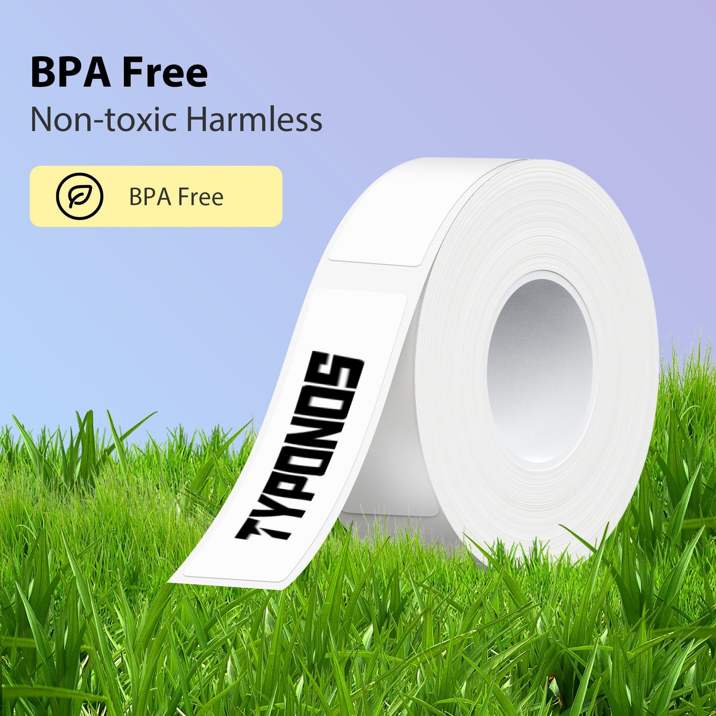 P21 Label Maker Tape Black on White 14x40mm (0.55"x1.57"), Adapted NELKO P21 Label Printer Paper Standard Laminated 180 Labels/Roll, White Label Tape Use for Office, School and Home 0.55"x1.57"(14mmx40mm)-1 Roll