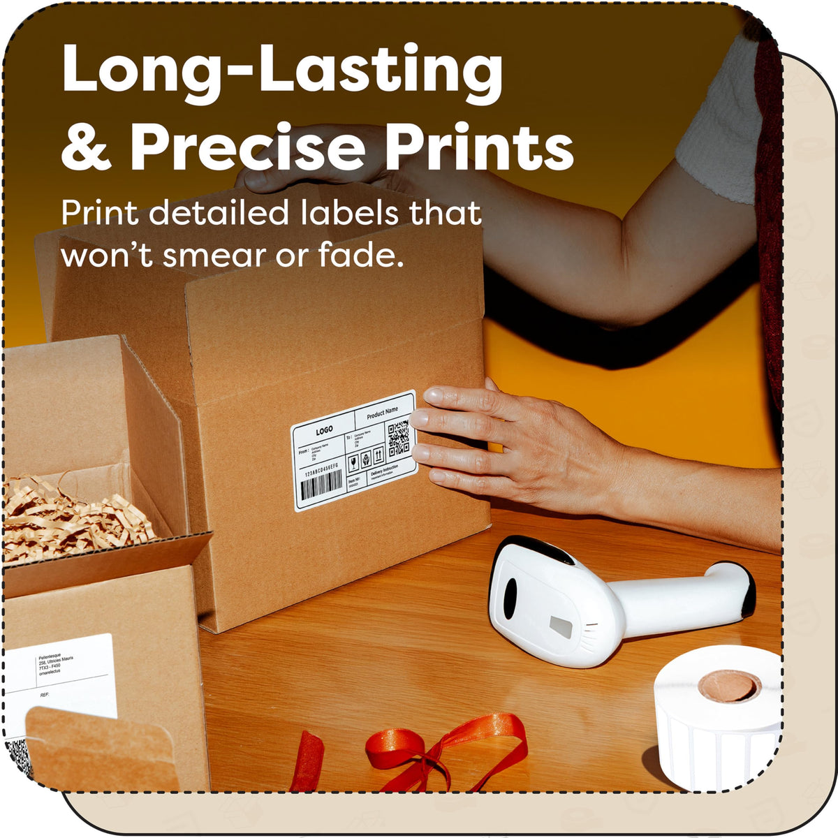 4" X 3" Direct Thermal Labels (500 Count, 1 Roll) 4" X 3"