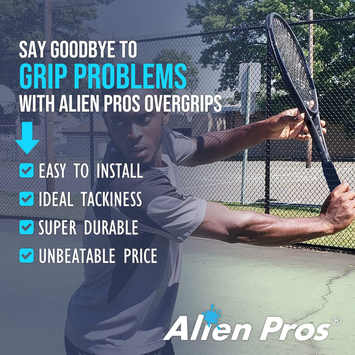 ALIEN PROS 12 Grips Gray & Neon Pink New Model M-Tac Tennis Racket Grip Tape - Wrap Your Racquet for High Performance