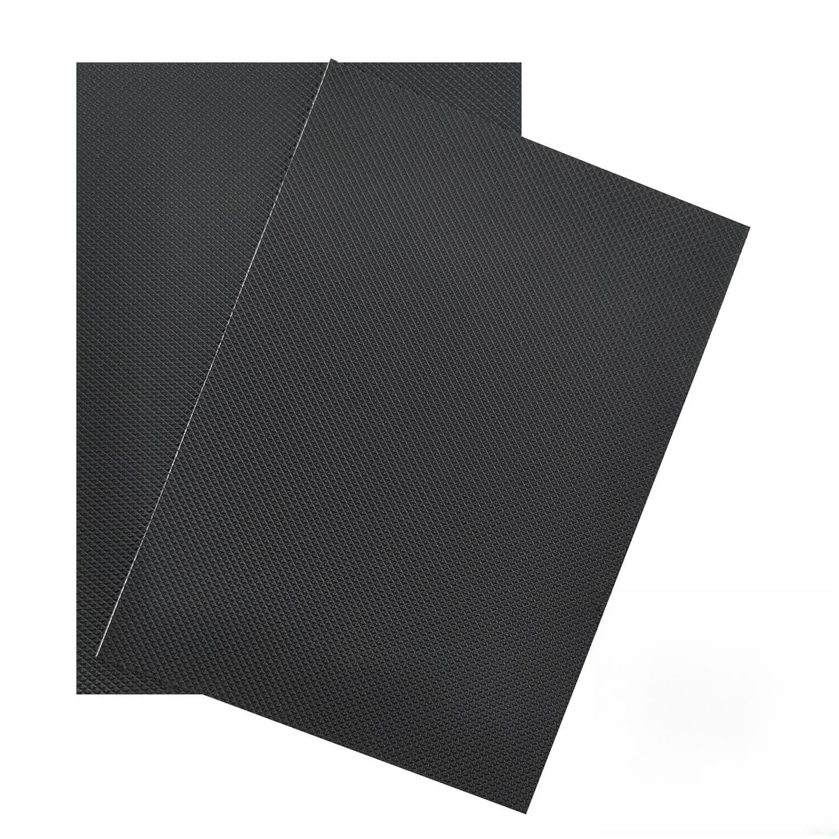 2-Pack Custom Anti-Slip Grip Tape (5x7) – DIY Non-Slip Material for Firearms, Tactical Gear, Phones & Tools – Industrial Strength Adhesive Rubber Grids Black