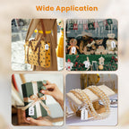 2.8x1.7 White Price Tags with String 500 Pcs, Gift Tags 2.8x1.7