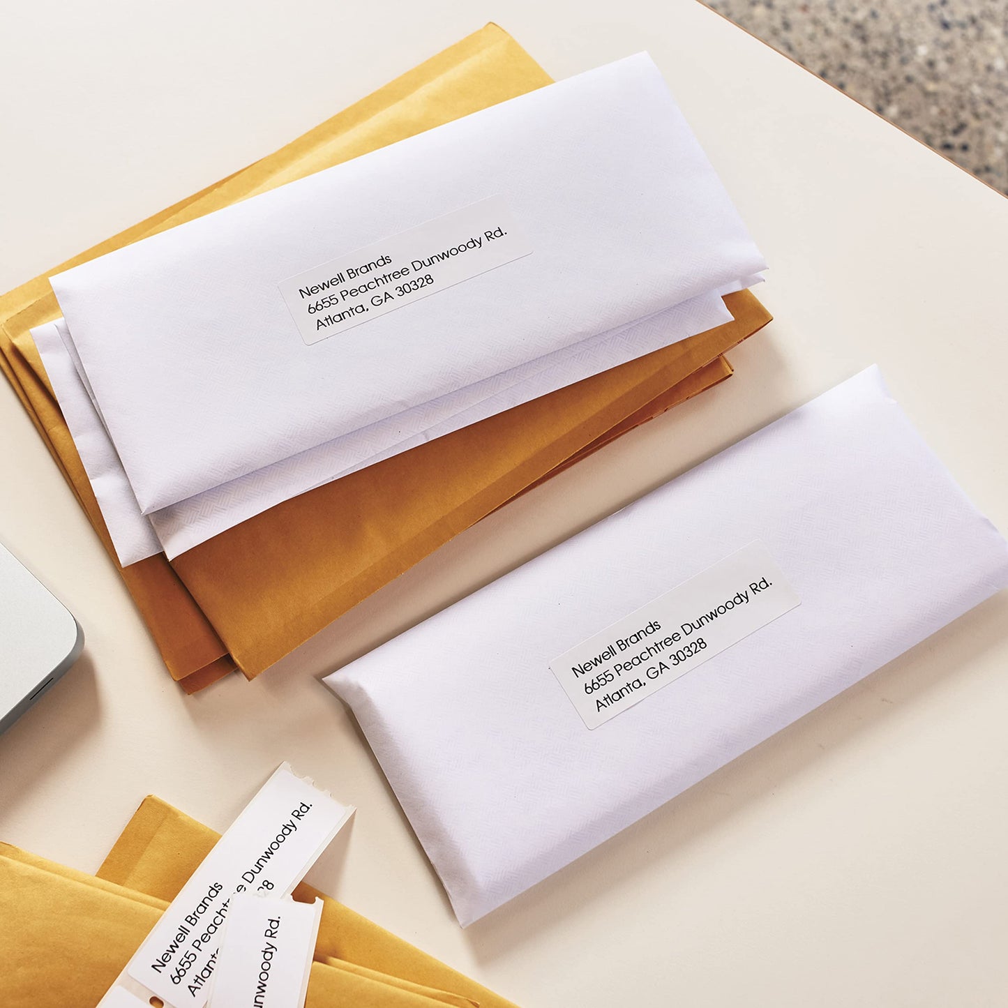 DYMO Authentic LW Mailing Address Labels for LabelWriter Label Printers, (1-1/8" x 3-1/2"), 3 Rolls of 350 (1050 Total) Address label